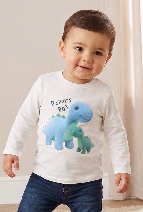 Juniors Dinosaur Print T-shirt