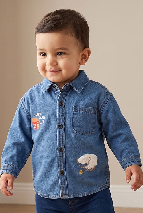 Juniors Embroidered Shirt