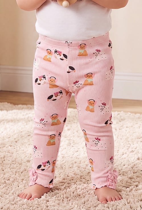 Juniors Cat Print Leggings