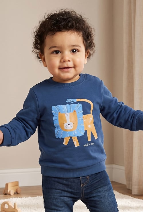 Juniors Graphic Print Sweatshirt