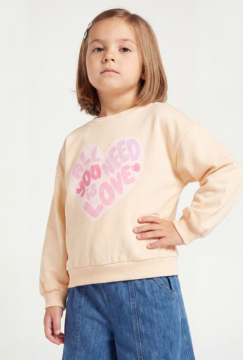 Juniors Graphic Print Sweatshirt