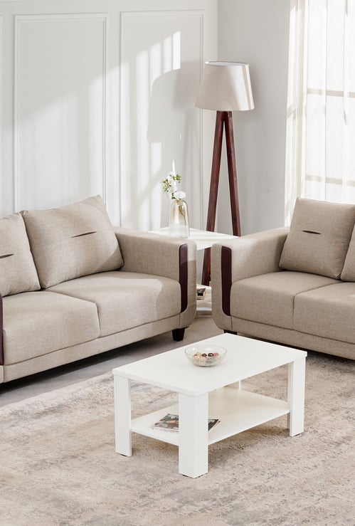 Berry Fabric 3+2 Seater Sofa Set - Beige