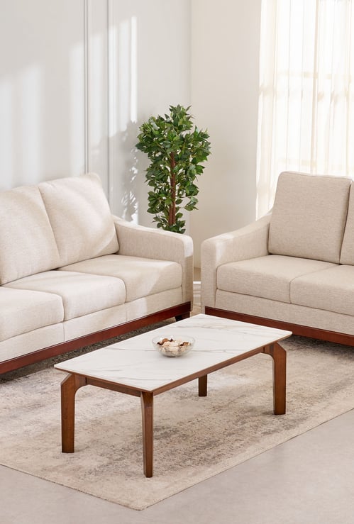 Sylvester Plus Fabric 3+2 Seater Sofa Set - Beige