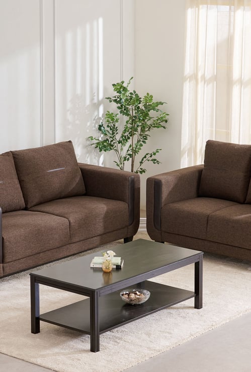Berry Fabric 3+2 Seater Sofa Set - Brown