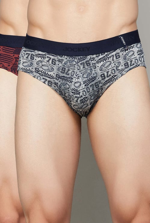 JOCKEY Printed Briefs - Pack of 2