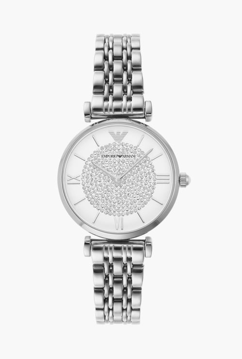 EMPORIO ARMANI Embellished Stainless Steel Analog Watch - AR1925