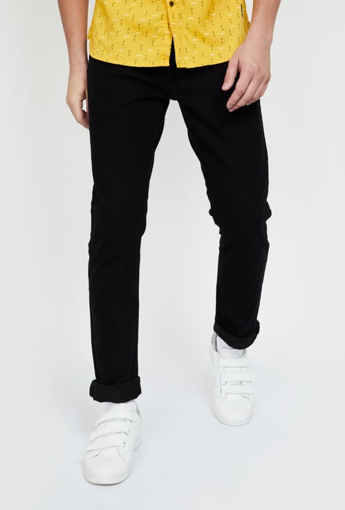 FORCA Solid Skinny Fit Jeans
