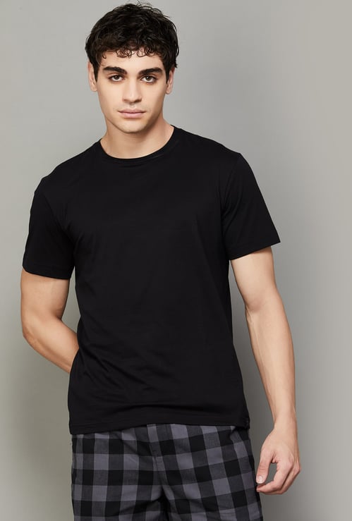 JOCKEY Solid Slim Fit Lounge T-shirt