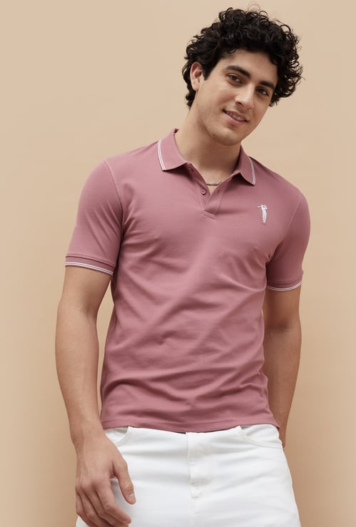 BOSSINI Solid Polo T-shirt