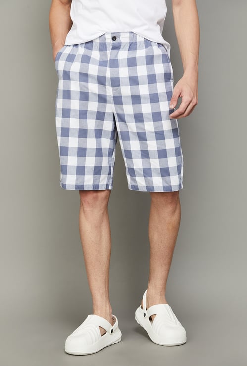 JOCKEY Checked Elasticated Shorts