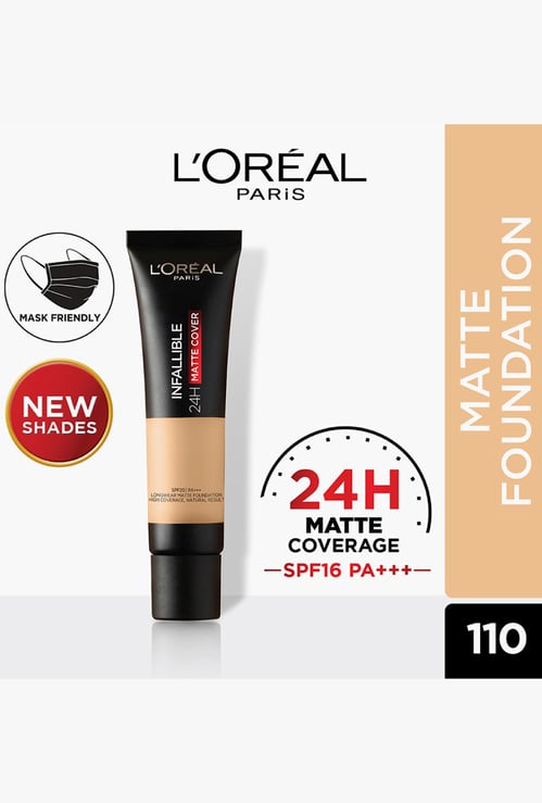 L'OREAL PARIS Infallible 24H Matte Cover Liquid Foundation - 35ml