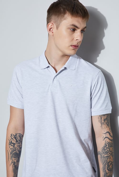 FAME FOREVER Solid Polo T-shirt