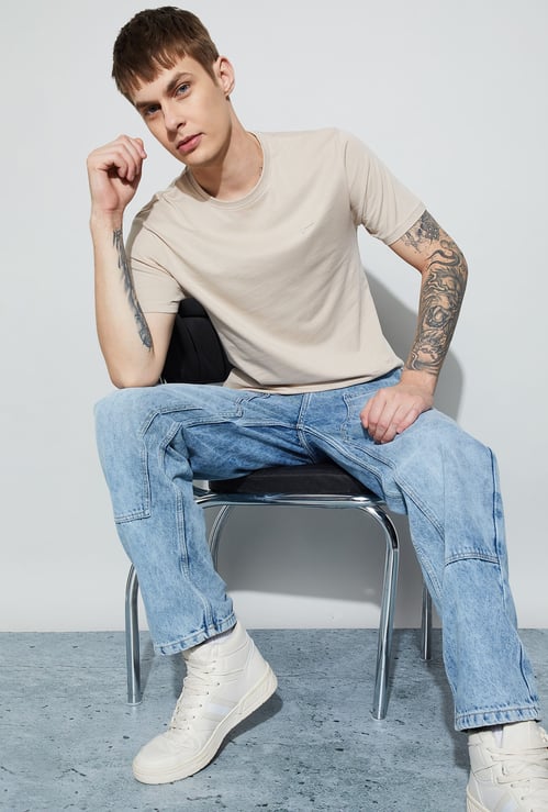 FAME FOREVER Solid T-shirt