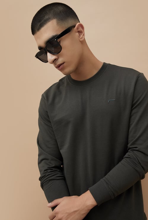 FAME FOREVER Solid Sweatshirt
