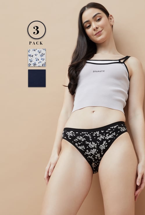 GINGER Assorted Bikini Panties - Pack of 3