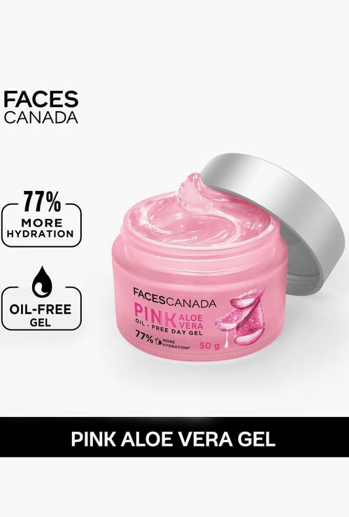 FACES CANADA Pink Aloe Vera Oil-Free Day Gel - 50g