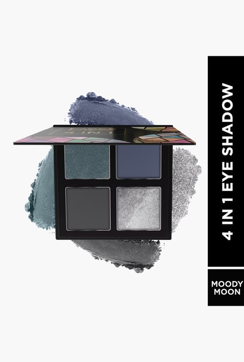 FACES CANADA 4 in 1 Eyeshadow Palette - Moody Moon - 06 - 4.8gm