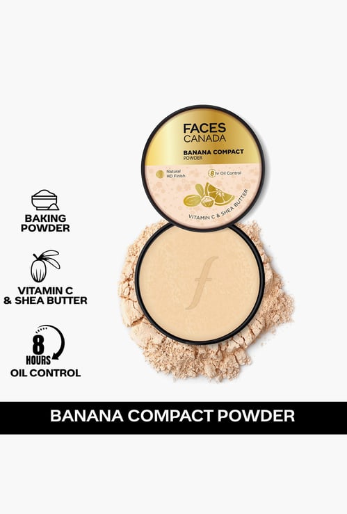 FACES CANADA Banana Compact Powder - 9gm