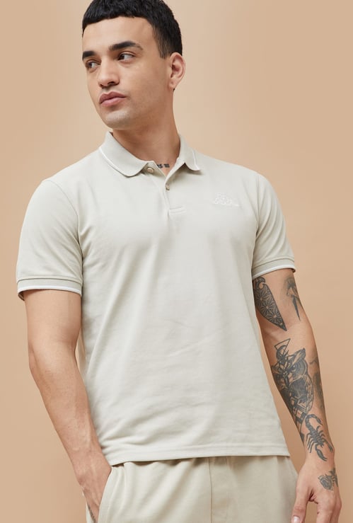 KAPPA Solid Sports Polo T-shirt