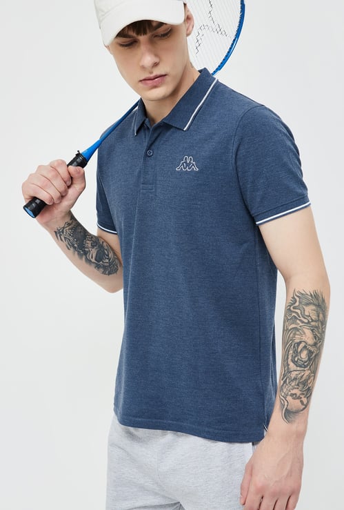 KAPPA Solid Sports Polo T-shirt