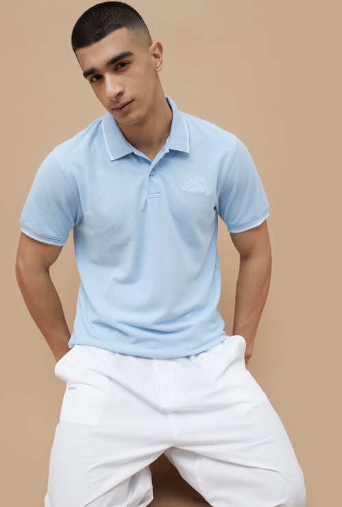 KAPPA Solid Sports Polo T-shirt