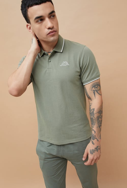 KAPPA Solid Sports Polo T-shirt