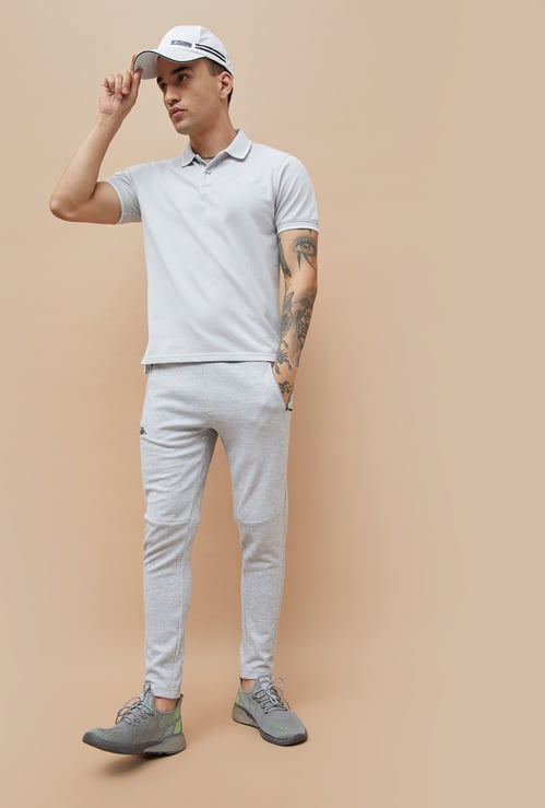 KAPPA Solid Sports Polo T-shirt