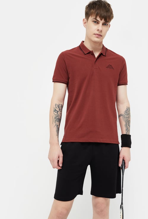 KAPPA Solid Sports Polo T-shirt