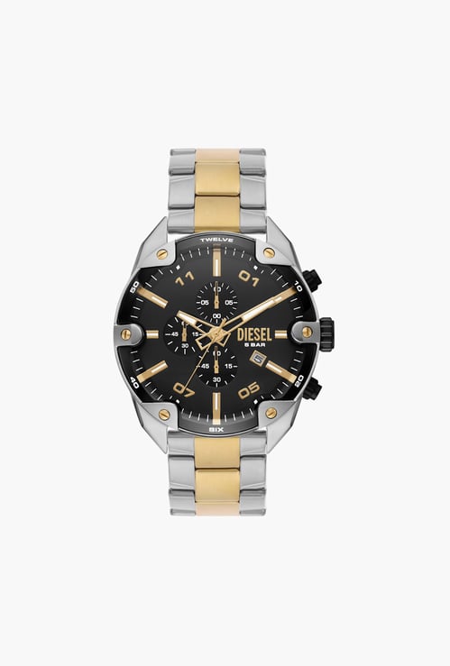 DIESEL Spiked Men Chronograph Watch with Metal Strap - DZ4627I