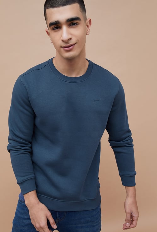 FAME FOREVER Solid Sweatshirt