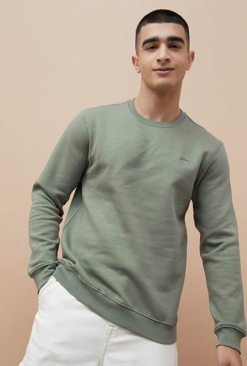 FAME FOREVER Solid Sweatshirt