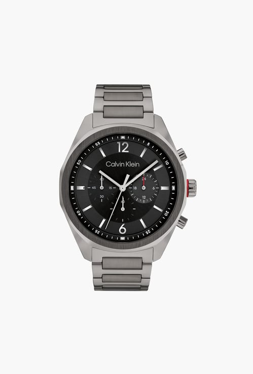 CALVIN KLEIN Force Men Chronograph Watch with Leather Strap - 25200267