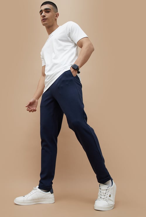 FAME FOREVER Solid Track Pants