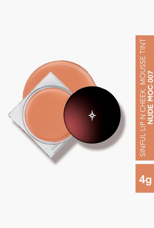 COLORBAR Sinful Lip N Cheek Mousse Tint - Nude Moc 007 - 4g