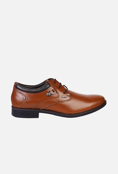 LEE COOPER Solid Lace-Up Derby Shoes