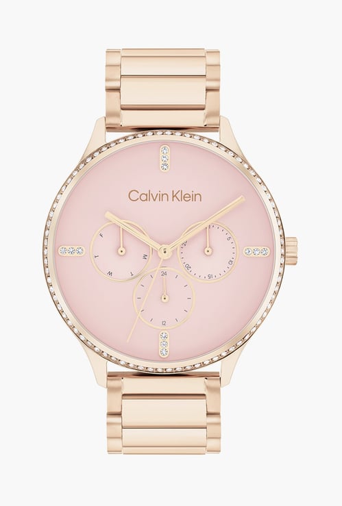 CALVIN KLEIN Dress Women Multifunction Watch with Metal Strap - 25200370