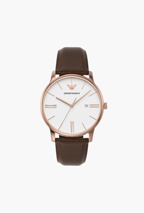 EMPORIO ARMANI Men Analog Watch with Leather Strap - AR11572I