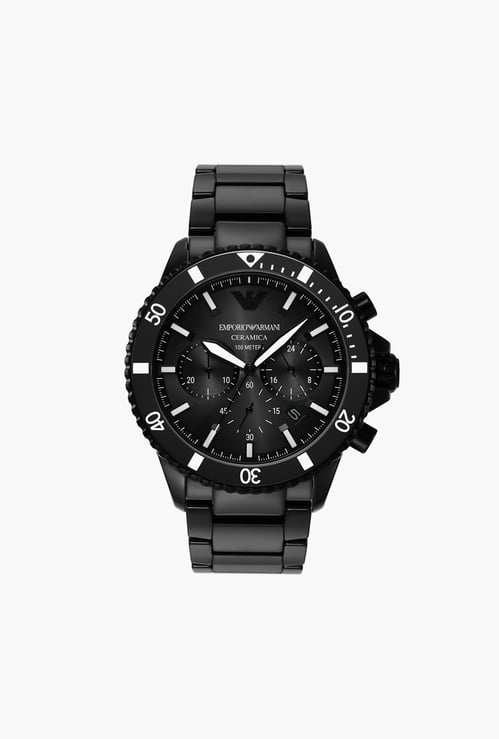 EMPORIO ARMANI Men Chronograph Watch with Ceramic Strap - AR70010I