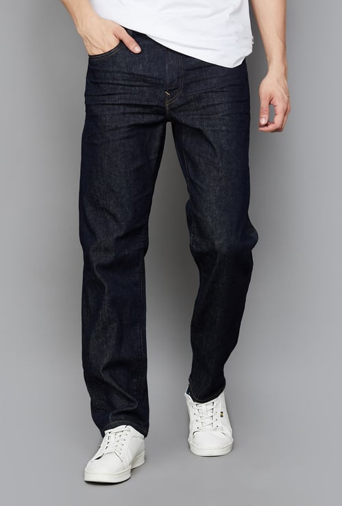 AMERICAN EAGLE Washed Regular Straight Fit Jeans