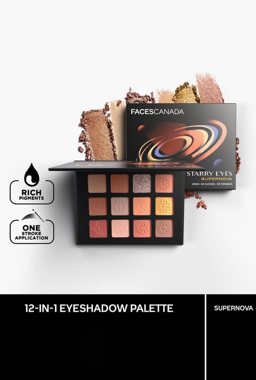 FACES CANADA Starry Eyes Eye Shadow Palette - Supernova - 01 -16g