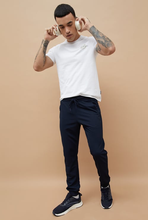 FAME FOREVER ACTIVE Textured Slim Fit Active Joggers