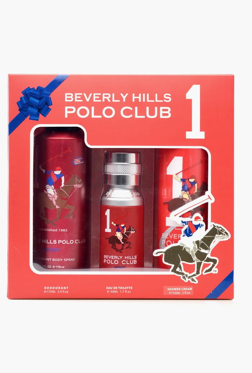 BEVERLY HILLS POLO CLUB Masstige Gift Pack - Deo  EDT & Shower Cream