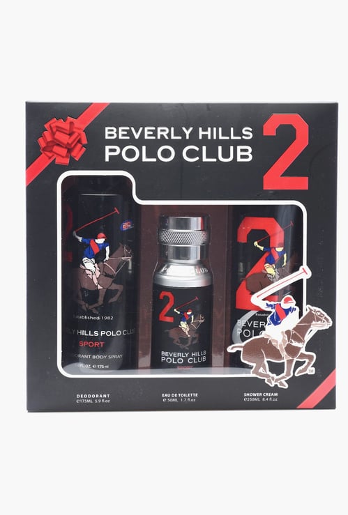 BEVERLY HILLS POLO CLUB Masstige Gift Pack - Deo EDT & Shower Cream