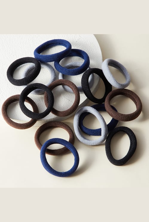 FAME FOREVER Assorted Hair Ties - Pack of 15