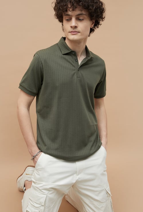 BOSSINI Striped Slim Fit Polo T-shirt