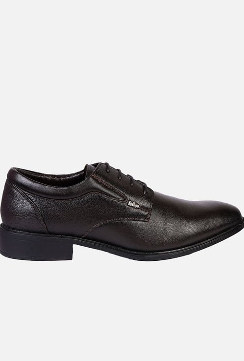 LEE COOPER Leather Derby Shoes