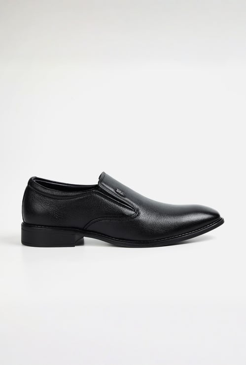 LEE COOPER Textured Leather Loafers
