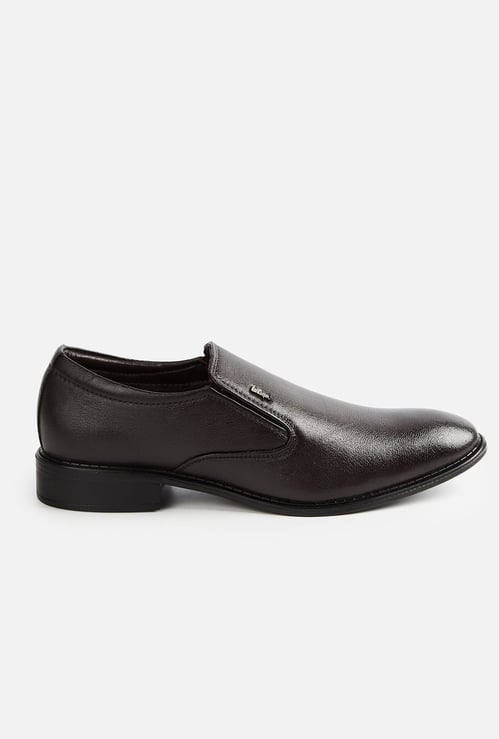 LEE COOPER Textured Leather Loafers