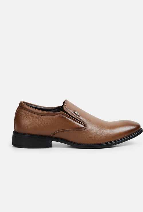 LEE COOPER Textured Leather Loafers