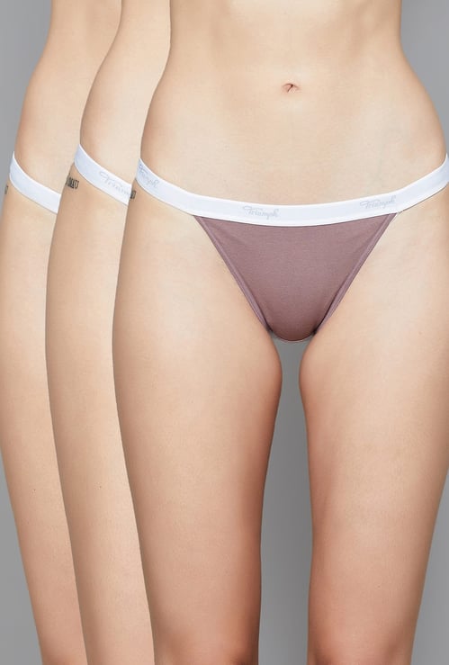 TRIUMPH Stretty 141 Tanga Bikini Panties - Pack of 3